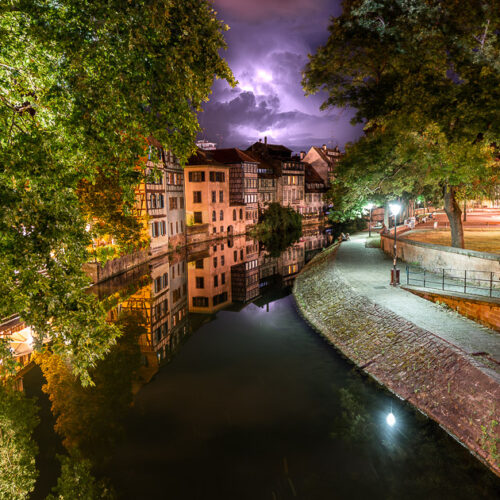 Orage à la Petite France, Strasbourg