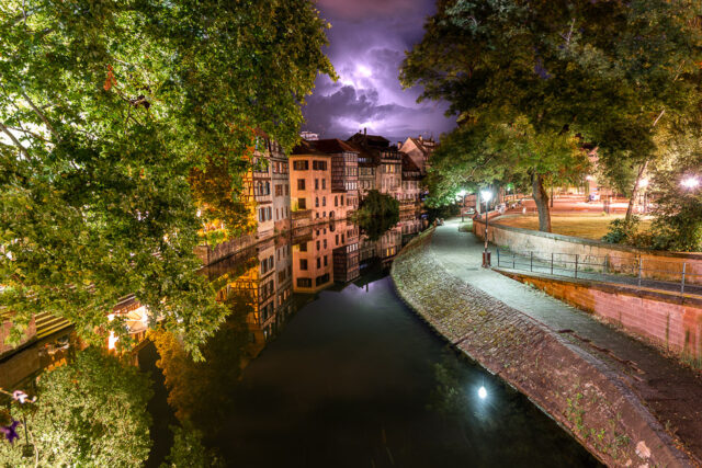 Orage à la Petite France, Strasbourg