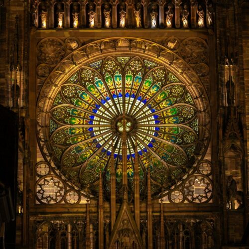 La rosace de la Cathédrale de Strasbourg