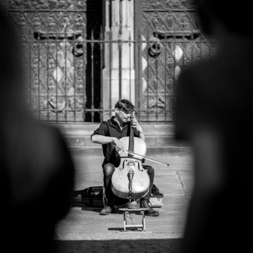 Le musicien de la Cathédrale de Strasbourg